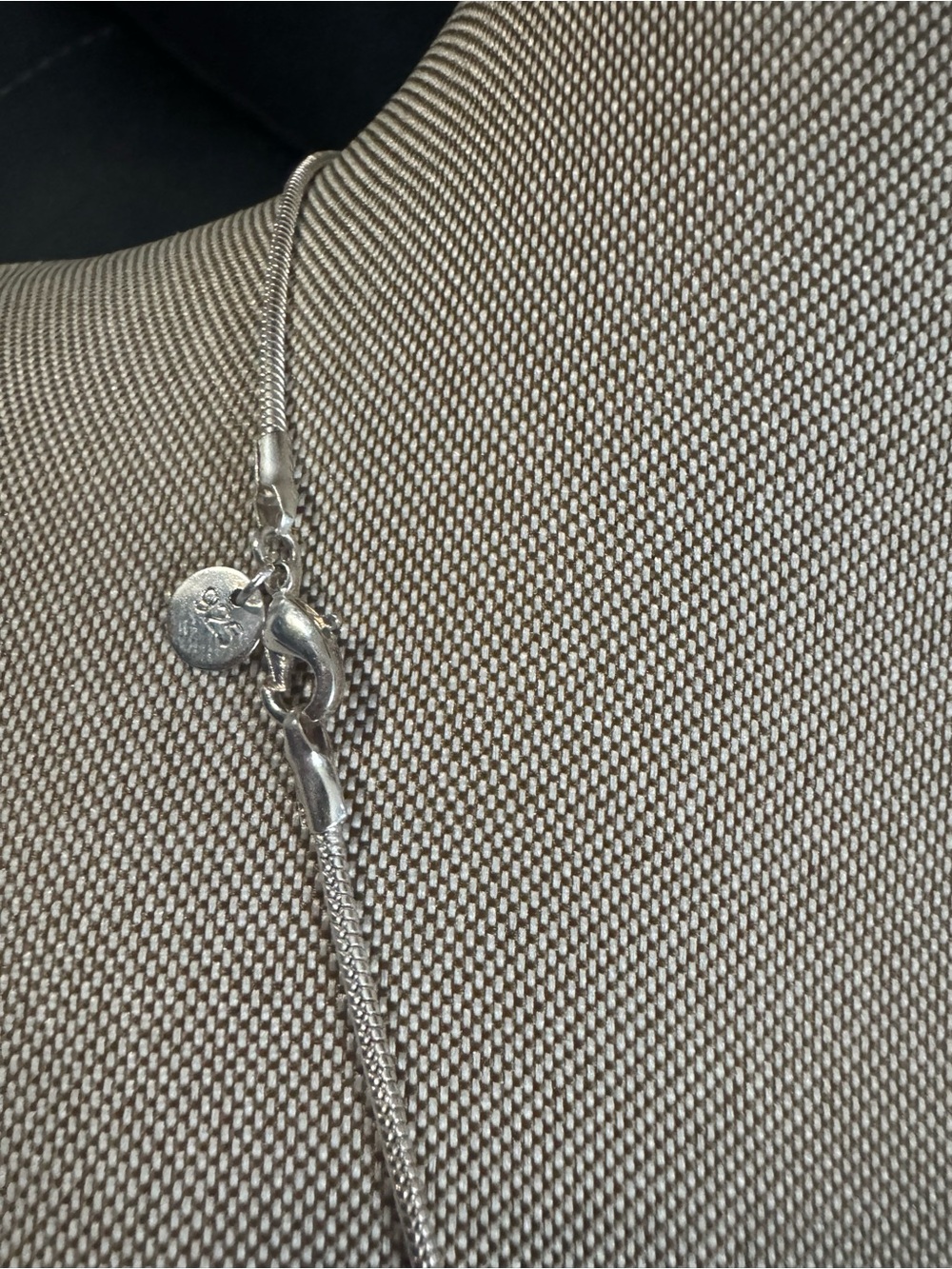Classic Silver Snake Chain Necklace - Elegant Women’s Jewelry - Picture 3 of 3